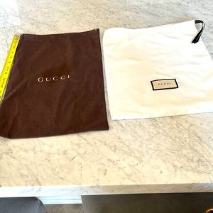 Gucci Dust authentic dust bags